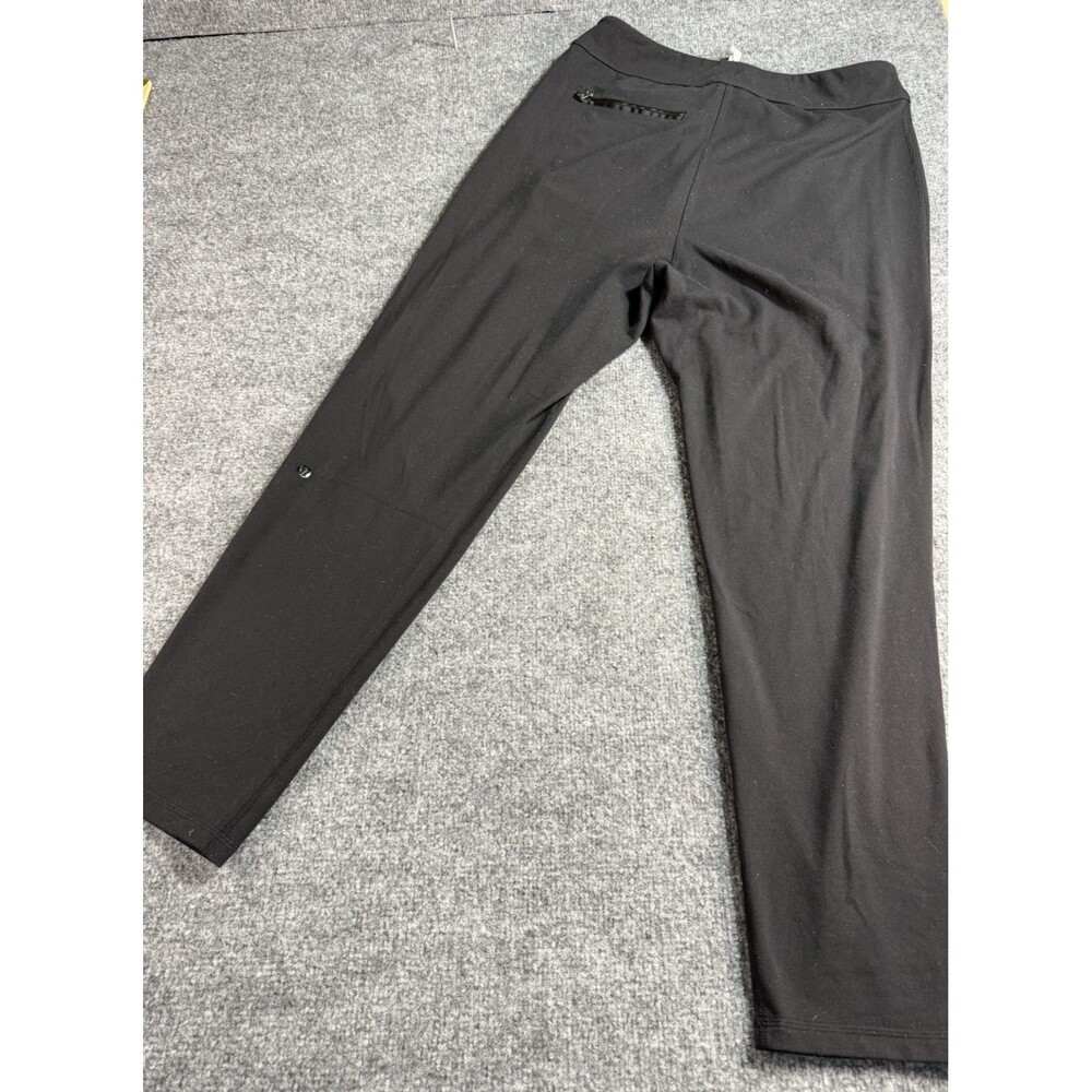 Lululemon Women’s High‑Rise Tapered Pants Black Size 8 Athleisure Woven